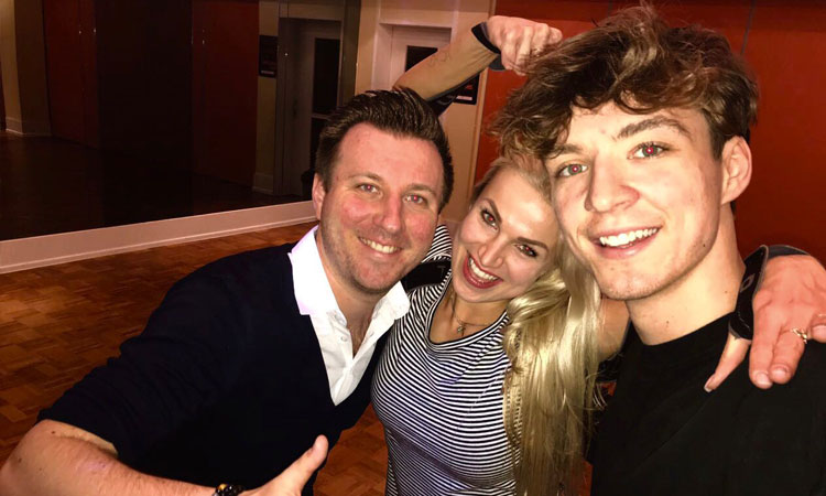 Torsten Schröder unterstützt Let´s Dance Paar Roman Lochman und Ekaterina Kalugina