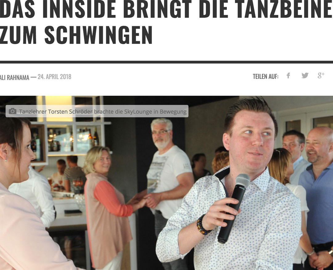 Das Innside bringt die Tanzbeine zum schwingen