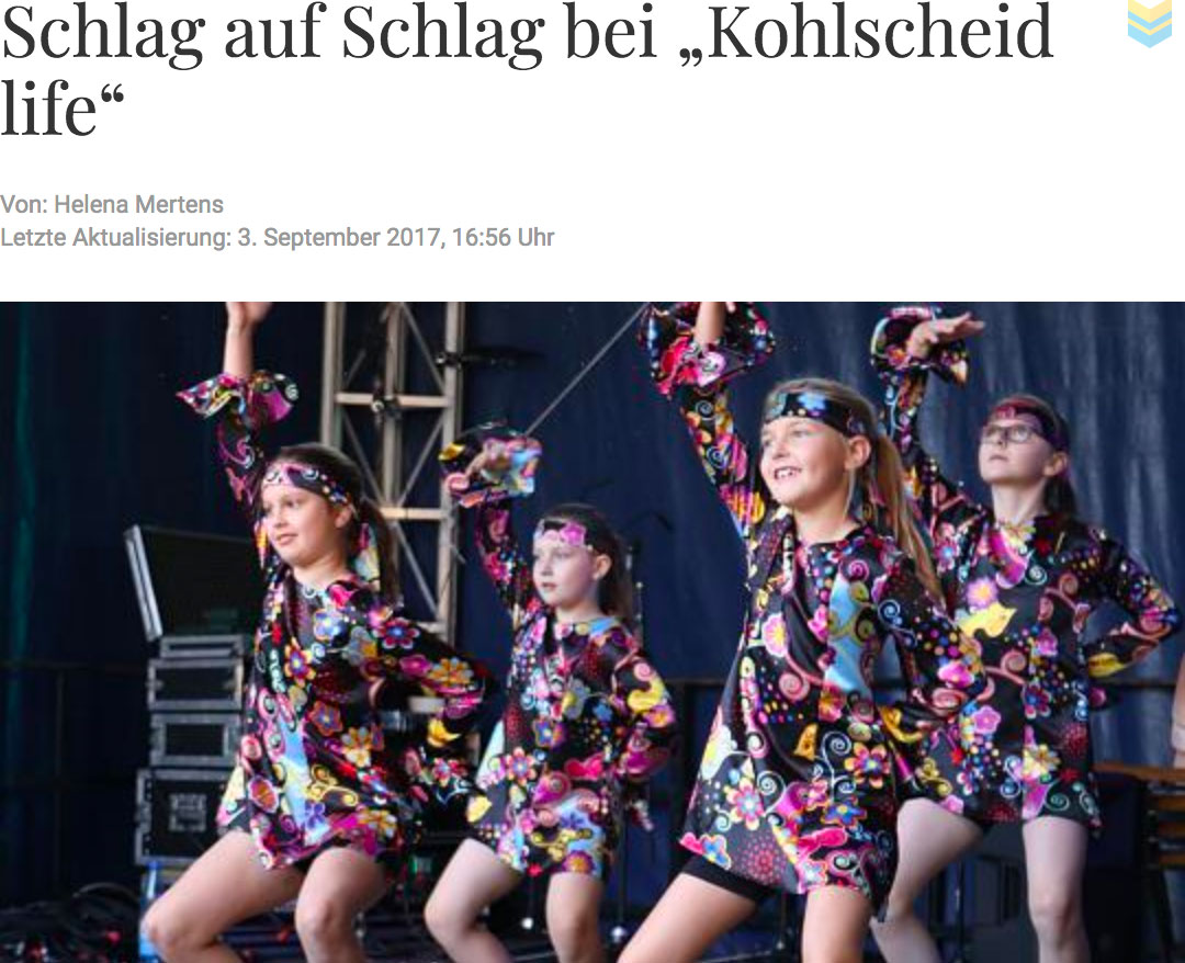 Schlag auf Schlag bei „Kohlscheid life“