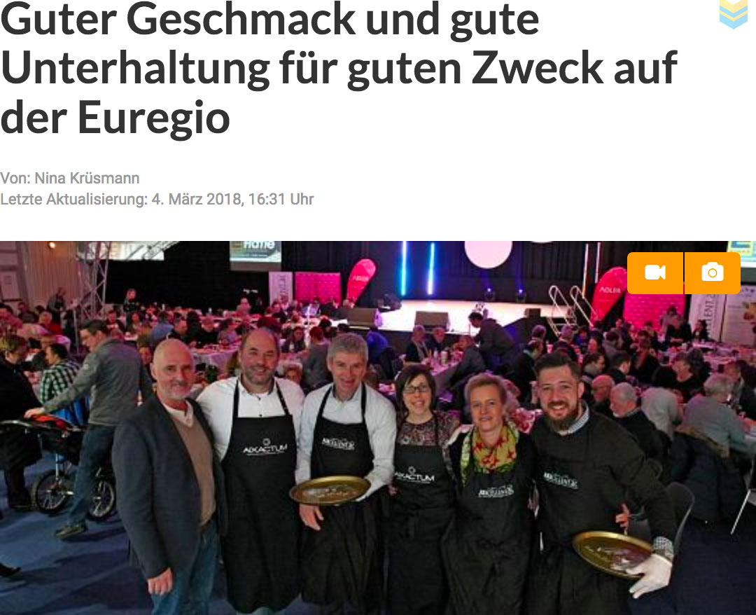 Guter Geschmack und gute Unterhaltung für guten Zweck auf der Euregio